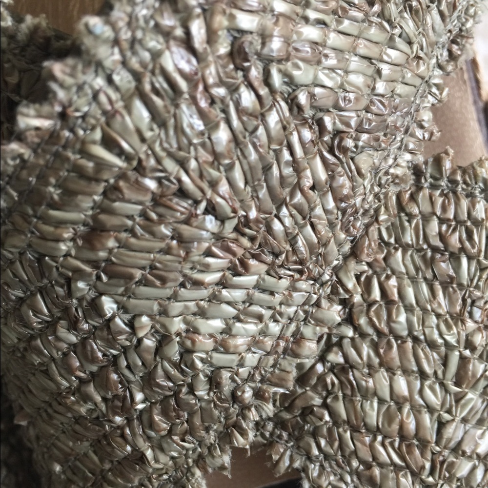 Stuart Weitzman olive raffia rope wedge sandals - Picture 11 of 13